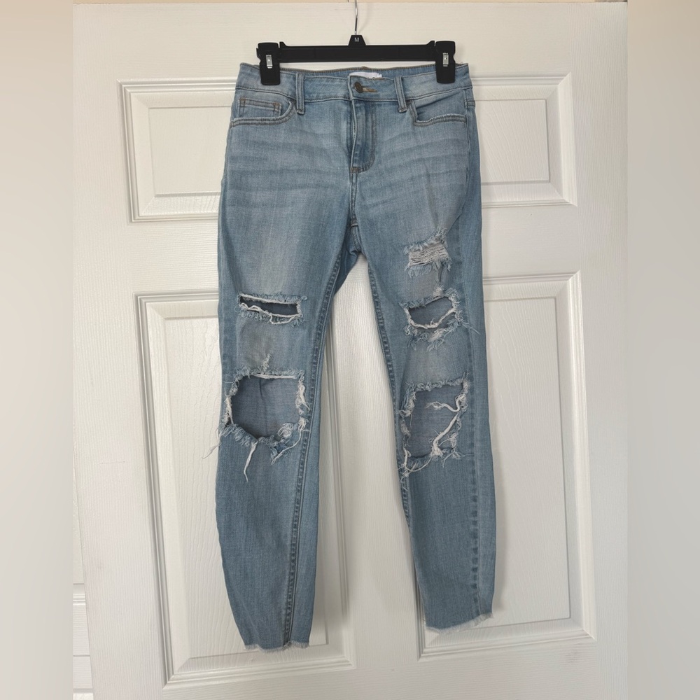 Cello Distressed Light Blue Women's Jeans